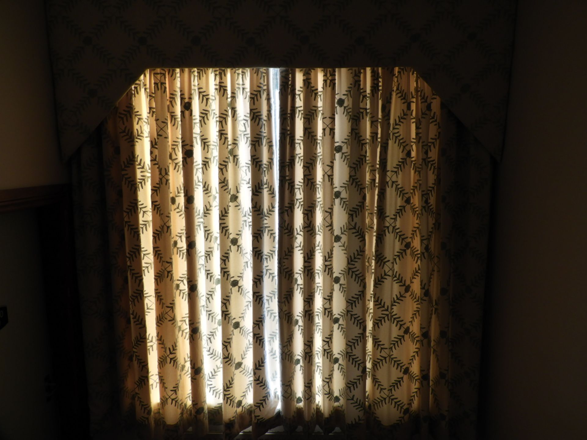 *Pair of Curtains with Pelmet (Approx 2.2m x 2.3m)