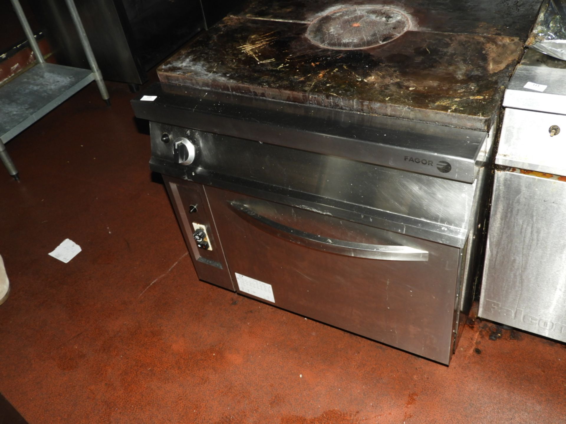 *Falcon Flat Topped Gas Cooker over Oven