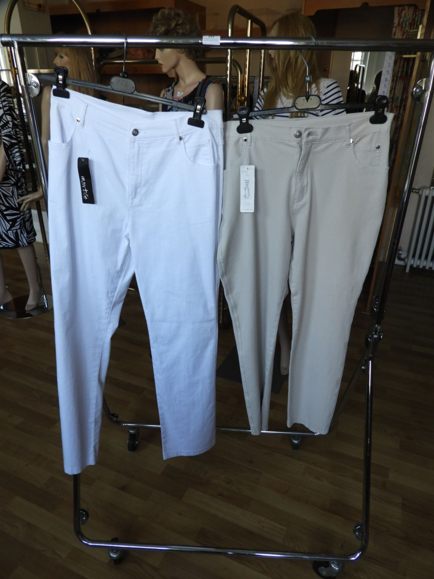 *Two Pairs of Ladies Trousers Size:16