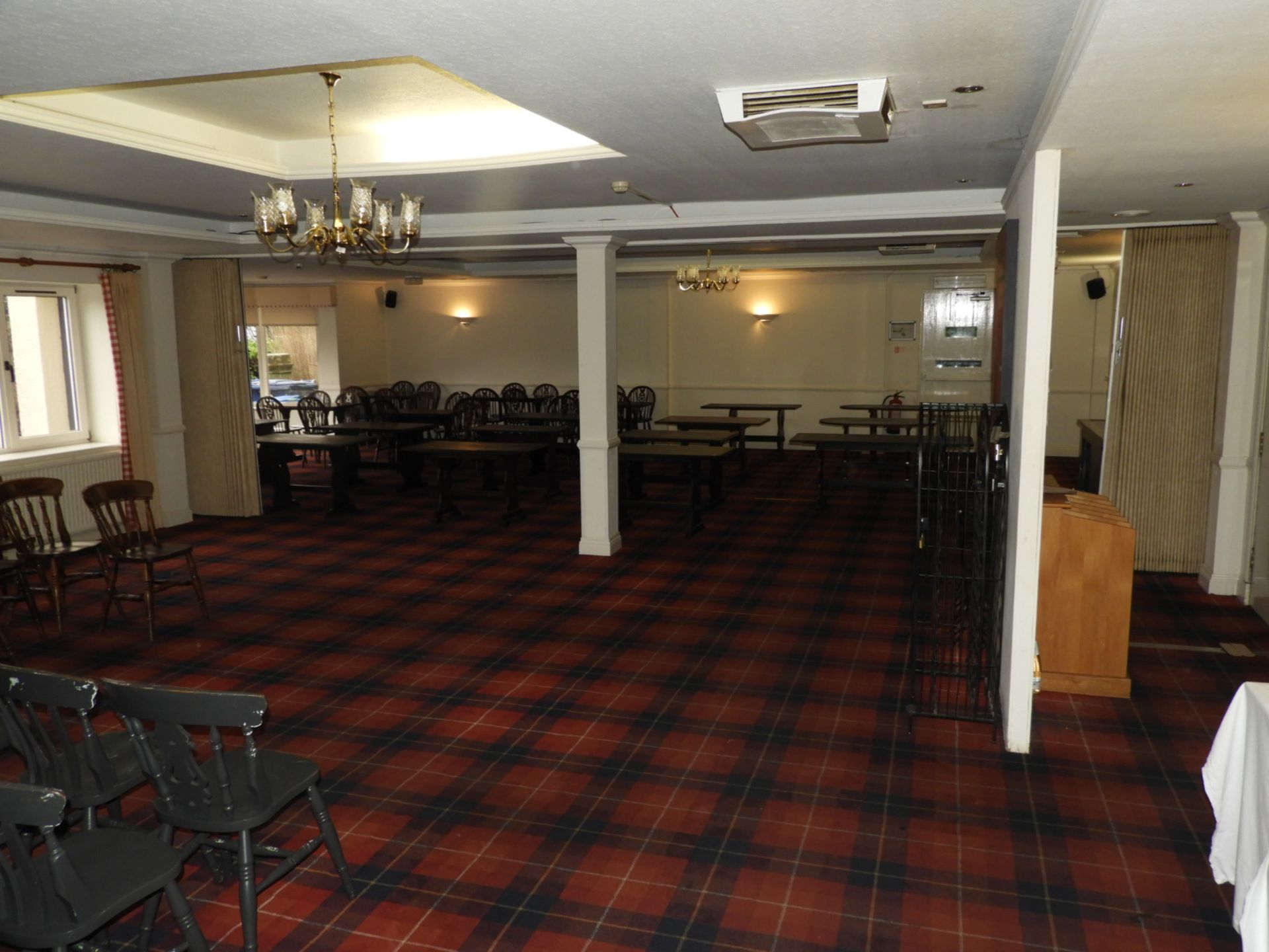 *Tartan Carpet as Fitted to the Restaurant (approx - Image 2 of 3