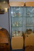 Glazed Display Cabinet on Wooden Base