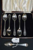 Set of Six Silver Teaspoons - Birmingham 1937, app