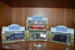Four Diecast Model Vehicles from Heartbeat