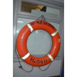 Life Belt from the Hull Trawler St Keverne
