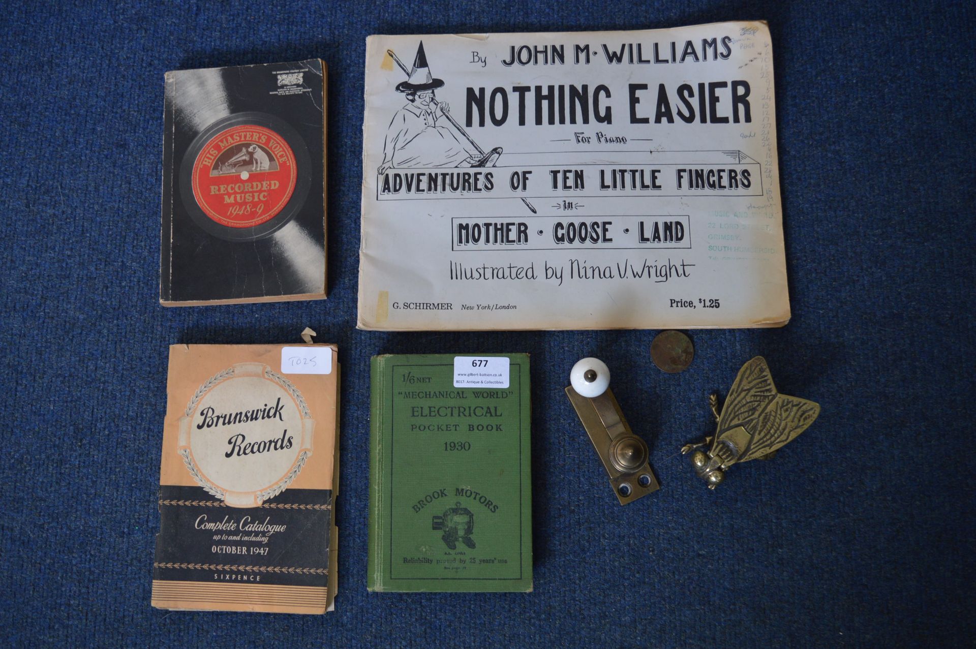 Collection of Ephemera Including HMV and Other Mus