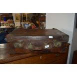 Vintage Leather Suitcase