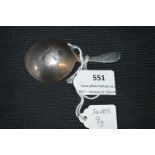 Silver Caddy Spoon - Indistinct Hallmarks, approx