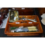 Cased Set of Plated Cutlery