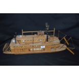Model Mississippi Steam Boat