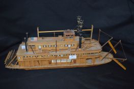 Model Mississippi Steam Boat