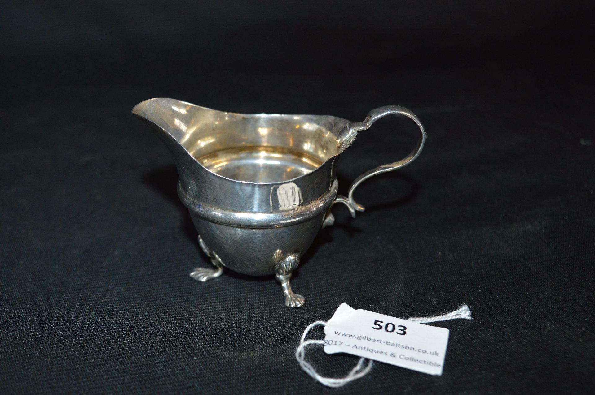 Hallmarked Silver Cream Jug - Birmingham 1901, app