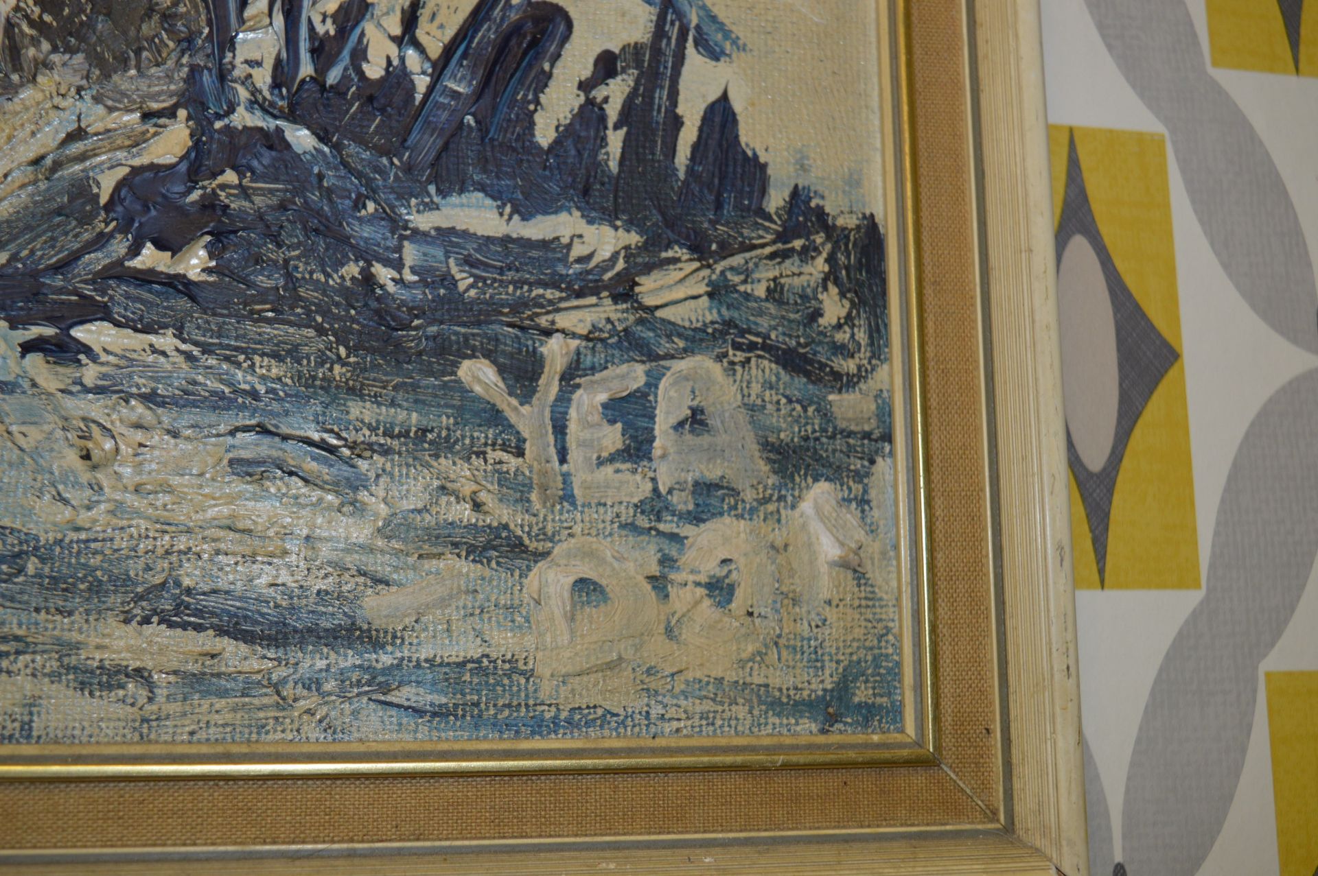 Original Oil on Board - Don Quixote circa 1960 - Image 2 of 2