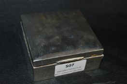 Silver Cigarette Case - Birmingham 1925, approx 16