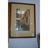 Framed Signed Jack Rigg Print - Venetian Scene