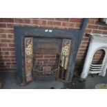 Victorian Tiled Fireplace Insert