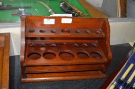 Mahogany Pipe Rack