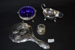 Collection of Four Plated Items Including Ornate H
