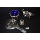 Collection of Four Plated Items Including Ornate H
