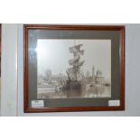 Framed Photograph - Princess Dock, Hull