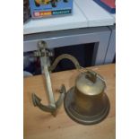 Brass Bell on an Anchor
