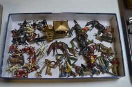 Collection of Small Scale John Hill Soldiers, and Cowboys & Indians
