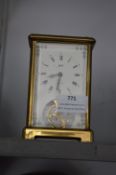 Schatz Brass Carriage Clock