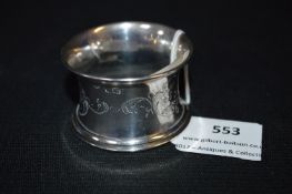 Silver Napkin Ring - Indistinct Hallmarks, approx