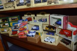 Collection of Boxed Diecast Model Delivery Vehicles