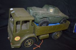 Large Sharna Toys Military Truck and a Tank