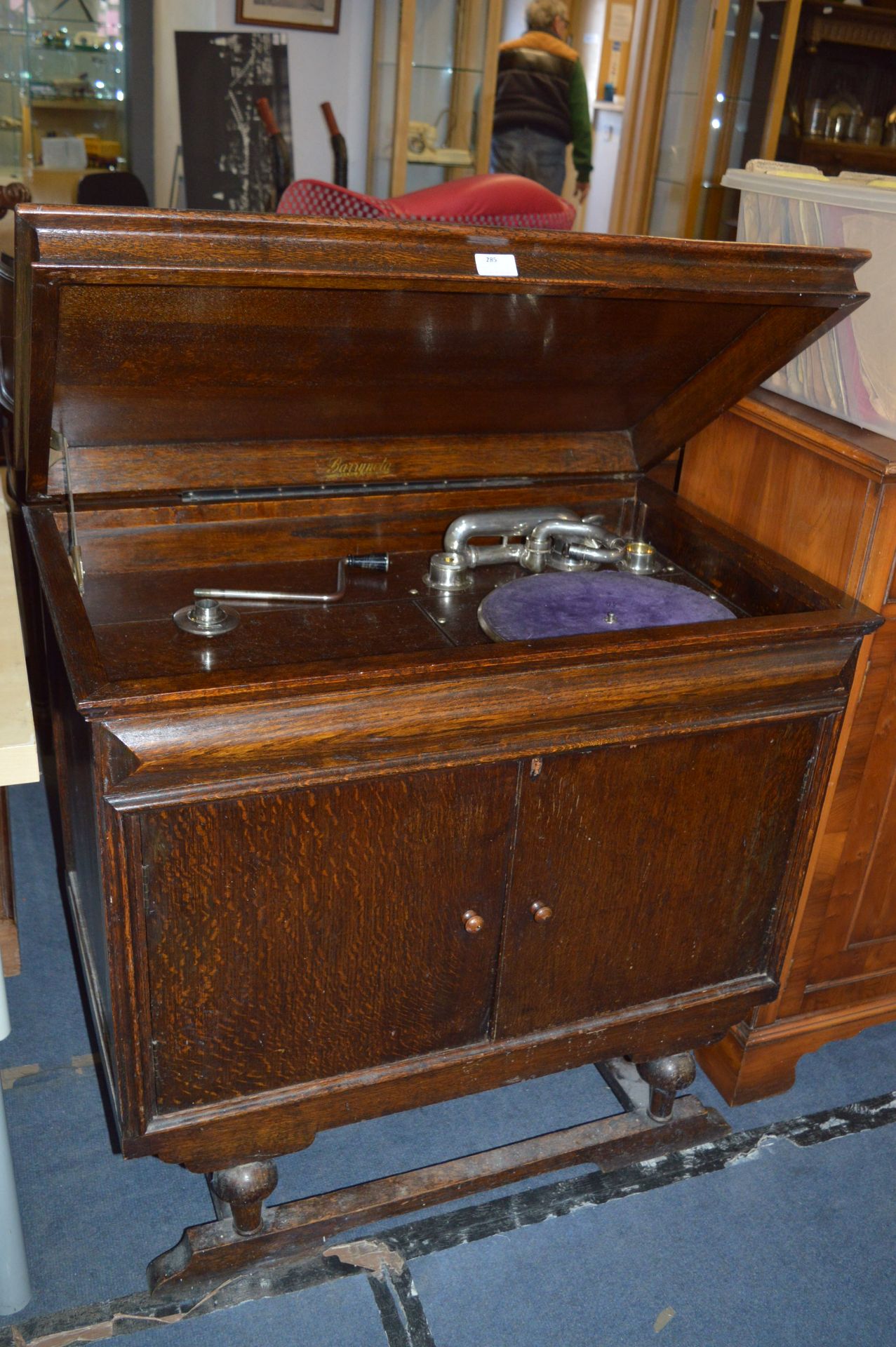 1930's Gramophone Cabinet - Image 2 of 2