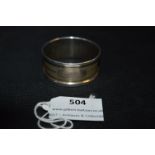 Hallmarked Silver Napkin Ring - approx 12g