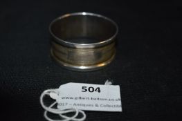 Hallmarked Silver Napkin Ring - approx 12g
