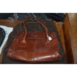 Leather Handbag by "The Bridge"