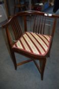 Upholstered Corner Chair