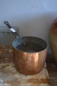 Heavy Copper Saucepan