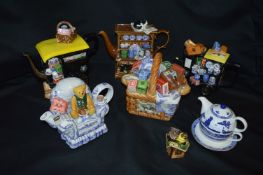 Collection of Ringtons Teapots