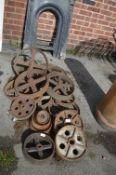 Collection of Cast Iron Wheels