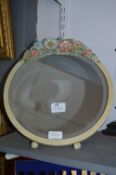 1930's Circular Barbola Mirror