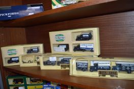 Collection of Express Dairy Days Gone Diecast Model Delivery Trucks