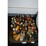 Collection of Miniature Alcohol Bottles