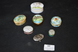 Collection of Vintage and Modern Patch Boxes, etc.