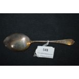 Silver Dessert Spoon - Sheffield 1922, approx 22g