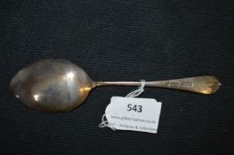 Silver Dessert Spoon - Sheffield 1922, approx 22g