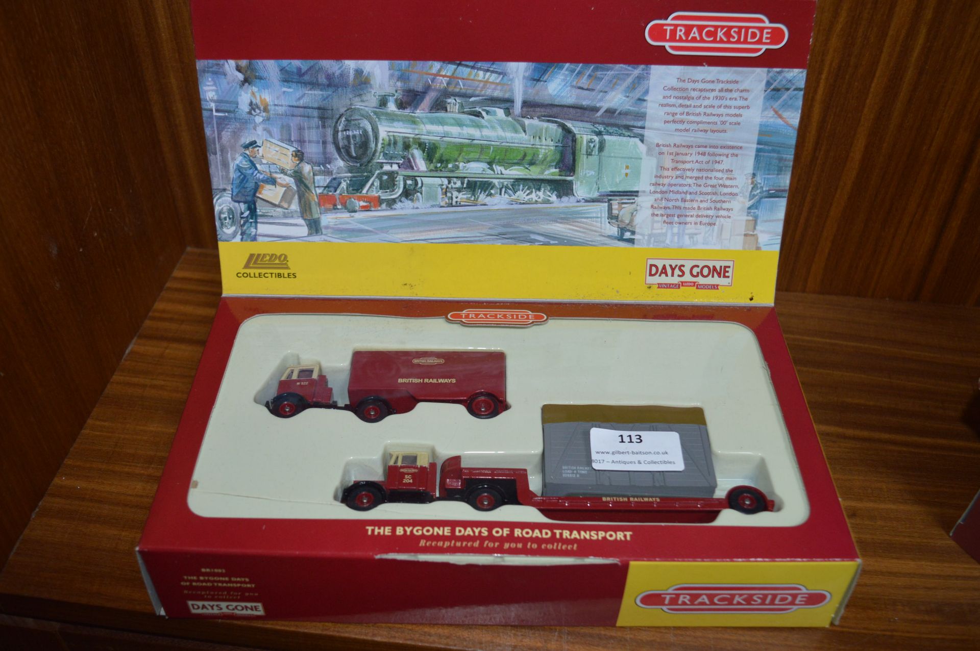 Boxed Set of Lledo British Railway Diecast Model Vehicles