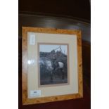 Framed Photograph of a WWI German Cavalry Officer