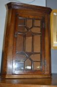 Victorian Corner Cabinet with Glazed Front