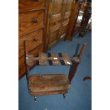 Mahogany Boot Rack