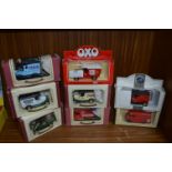 Collection of Diecast Model Delivery Vehicles