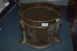 Arts & Crafts Style Copper Coal Bucket