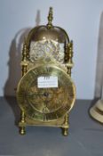 Ornate Brass Mantel Clock